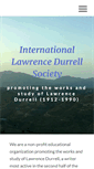 Mobile Screenshot of lawrencedurrell.org